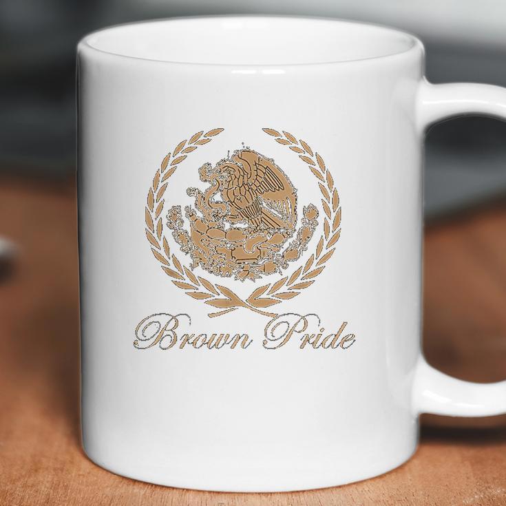 Brown Pride Mexican Heritage Flag Coffee Mug