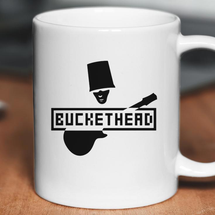 Buckethead Retro Guitar T-Shirt Coffee Mug