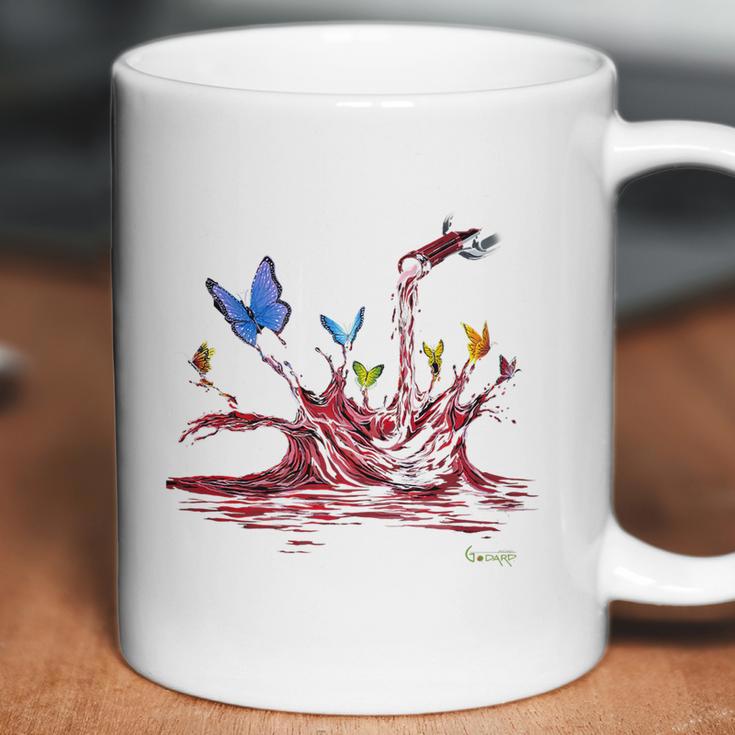 Butterfly Dream By Michael Godard Coffee Mug