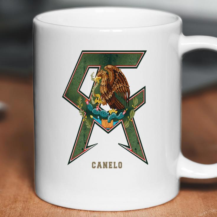 Canelo Alvarez Logo - Mens Ringer T-Shirt Coffee Mug