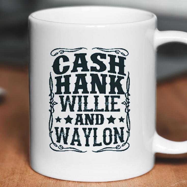 Cash Hank Willie And Waylon Country Girl Coffee Mug