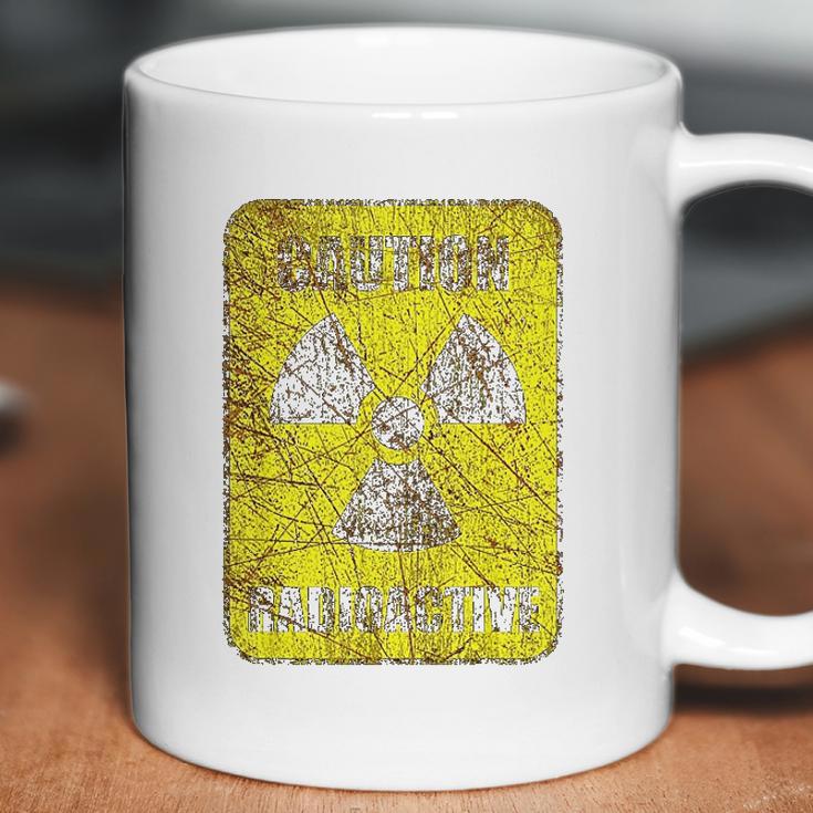 Caution Radioactive Radiation Hazard Nuclear Warning Sign Coffee Mug