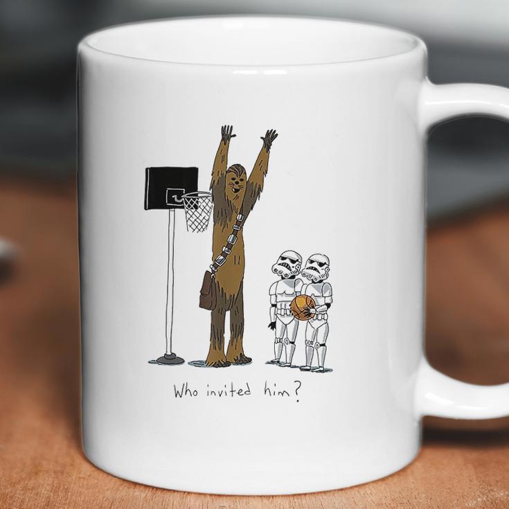 Chewbacca Basketball Who Invited Him Coffee Mug