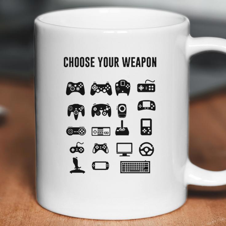 Choose Your Weapon Controller Gamer Coffee Mug