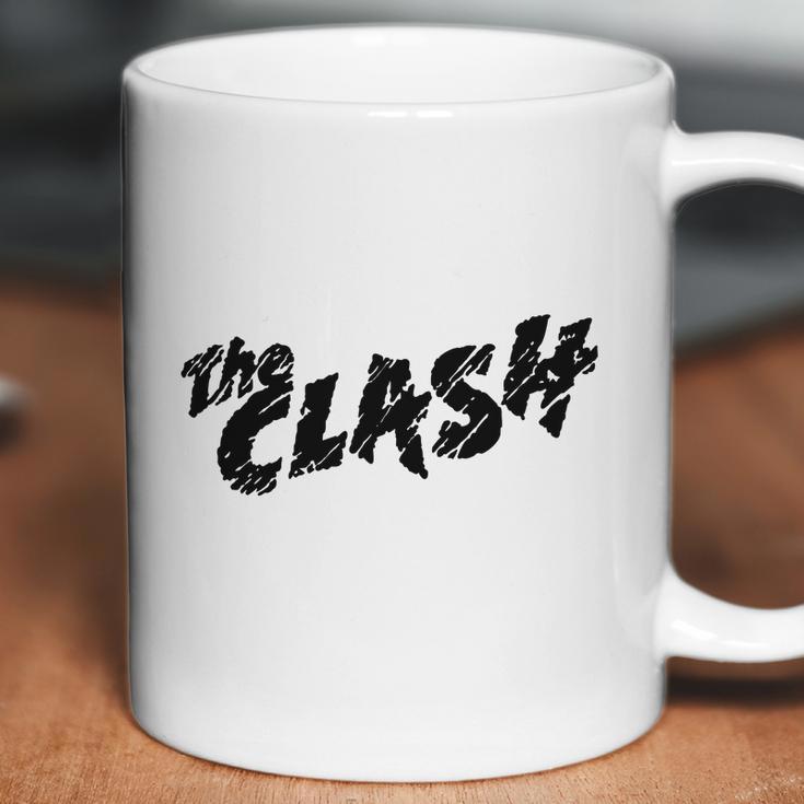 The Clash Band Logo Black Coffee Mug