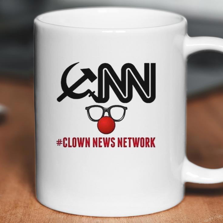 Cnn Clown News Network Funny Political Cool Fake News A Great Novelty Coffee Mug