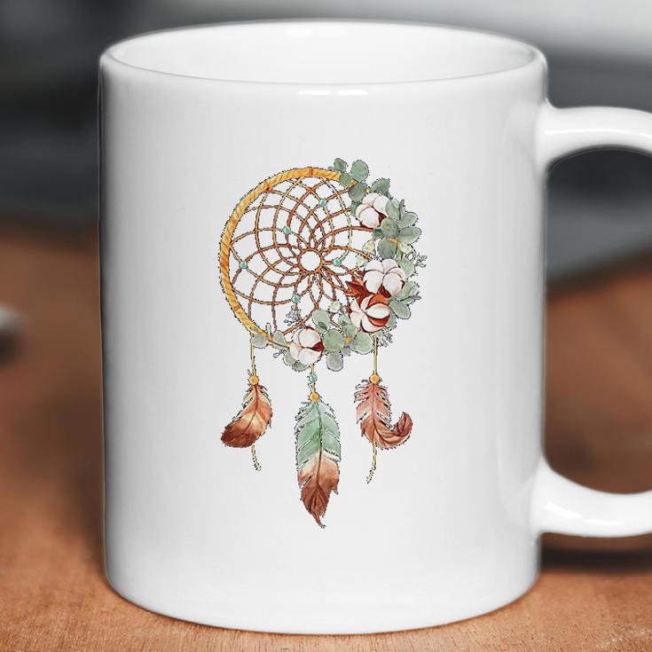 Colorful Dreamcatcher Feathers Tribal Native American Indian Coffee Mug