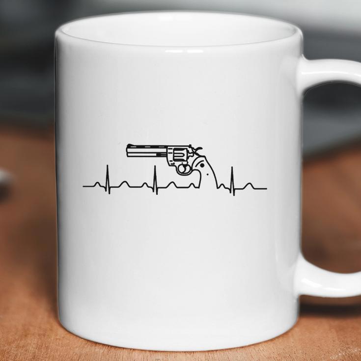 Colt Revolver Python Anaconda Heartbeat Black - Iphone 7 Plus Rubber Case Coffee Mug