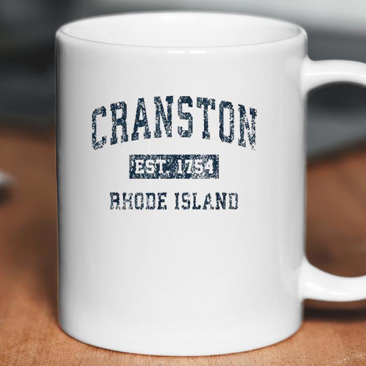 Cranston Rhode Island Ri Vintage Sports Design Coffee Mug