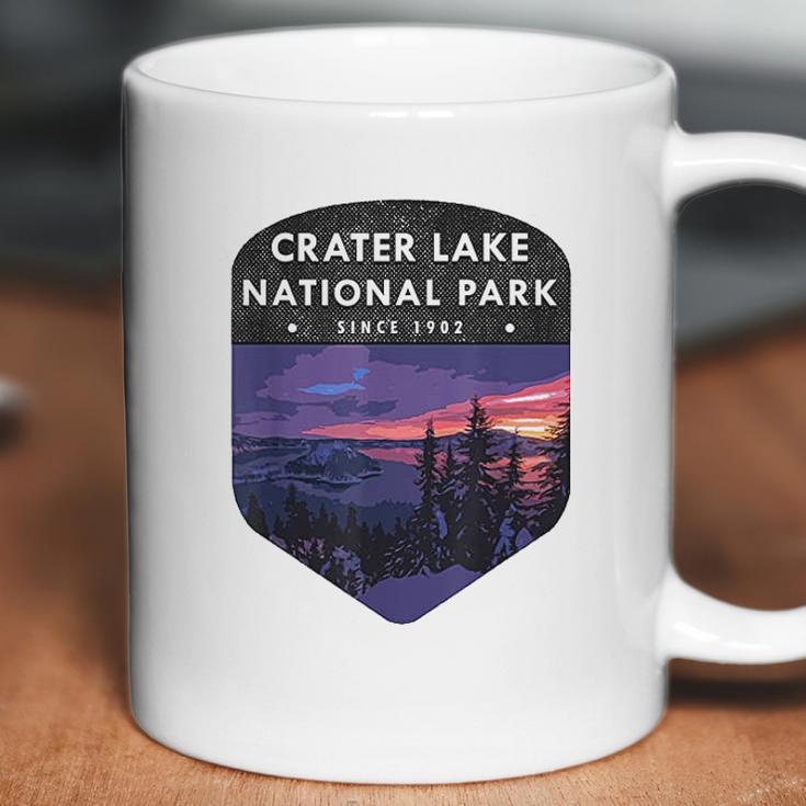 Crater Lake National Park Hiking Wanderlust Coffee Mug