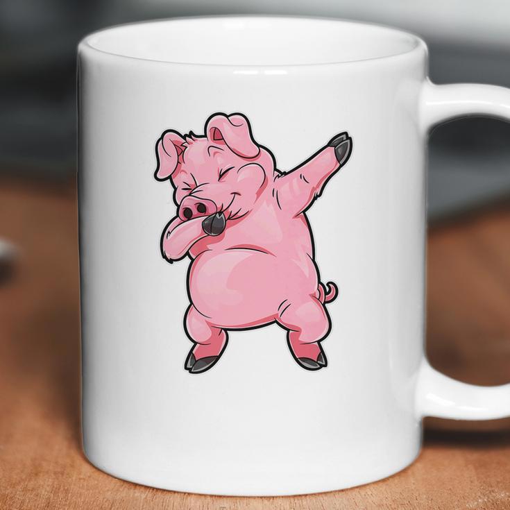 Dabbing Pig Funny Piggy Farm Farmer Pig Dab Dance Coffee Mug