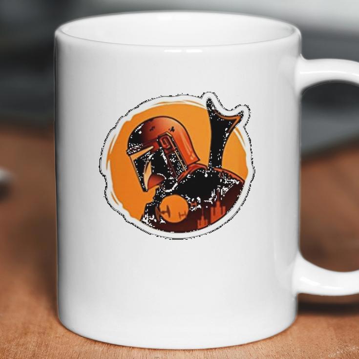 Dadalorian Mandalorian Design Dad Birthday Gifts Coffee Mug