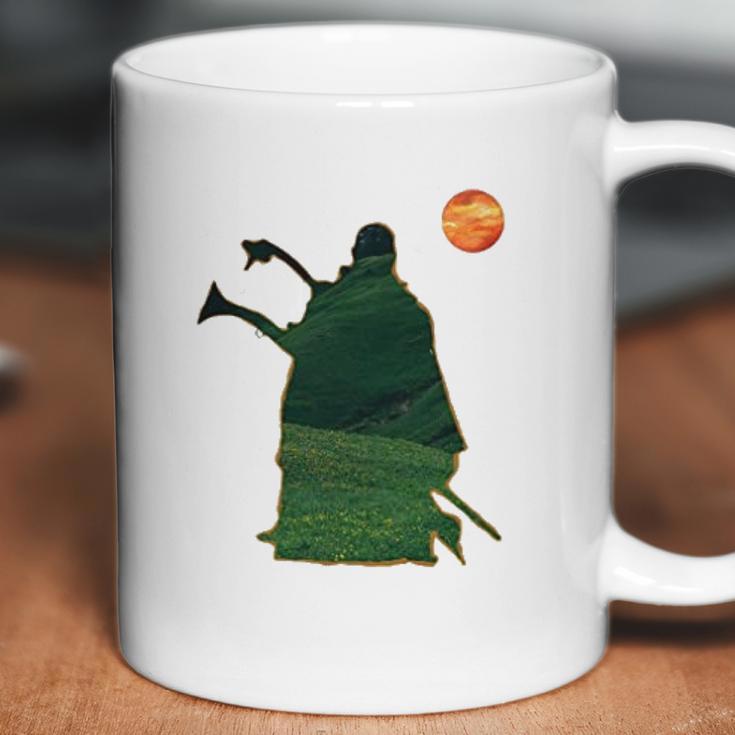 Dadalorian Mandalorian Style Dad Birthday Gifts Coffee Mug