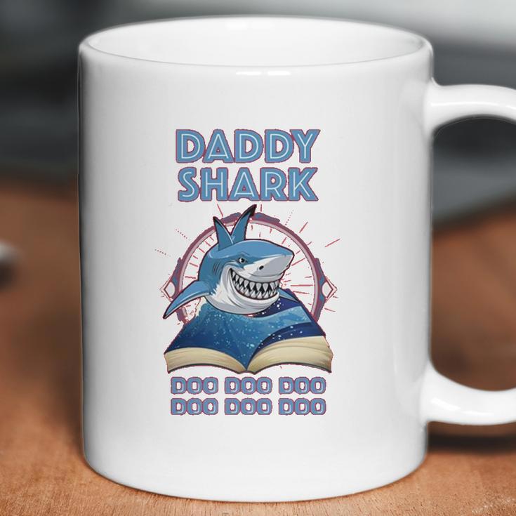 Daddy Shark Reading Book Coffee Mug