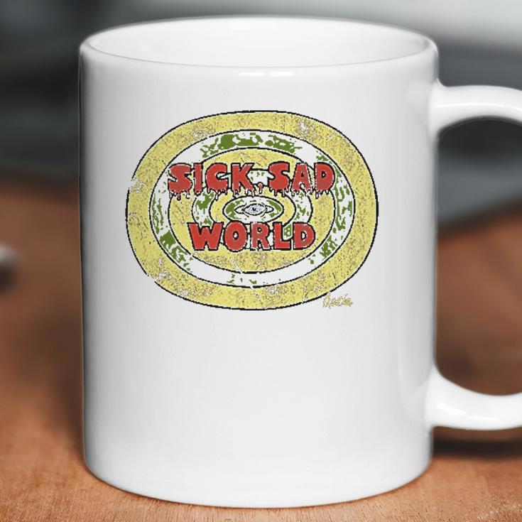 Daria Sick Sad World Drippy Text Eye Logo Coffee Mug