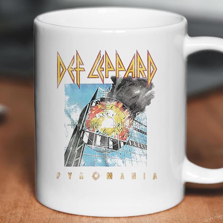 Def Leppard 1977 English Rock Band 80S Heavy Metal Pyromania Coffee Mug