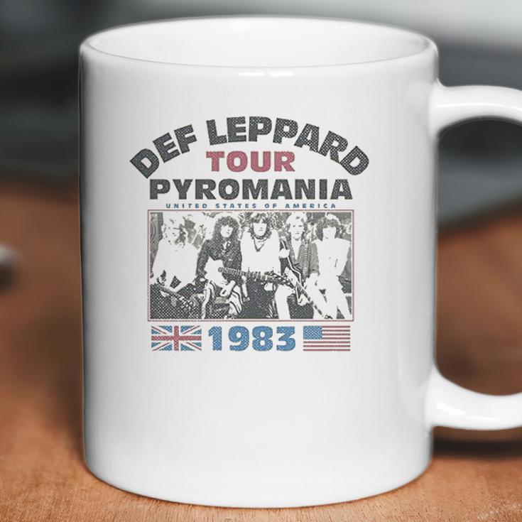 Def Leppard Pyromania Tour Coffee Mug