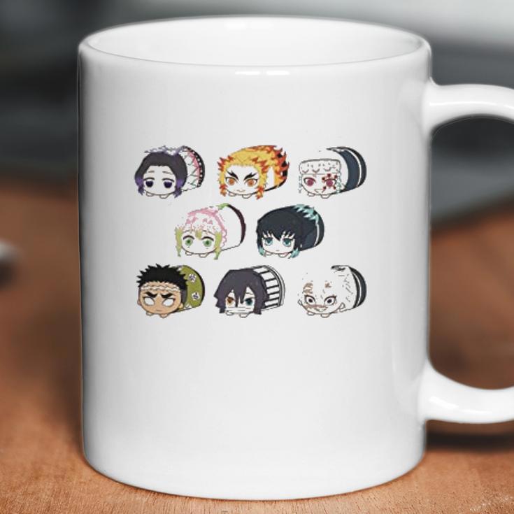 Demon Slayer Cute Worms Coffee Mug