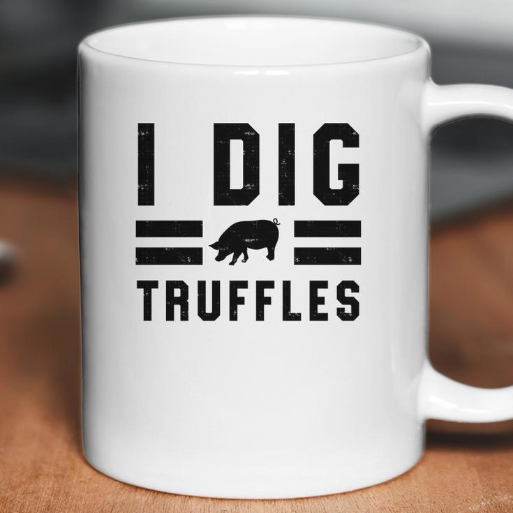 I Dig Truffles Funny Pig Mushroom Hunter Gift Coffee Mug