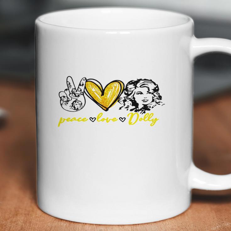 Dolly Parton Peace Love Dolly Coffee Mug