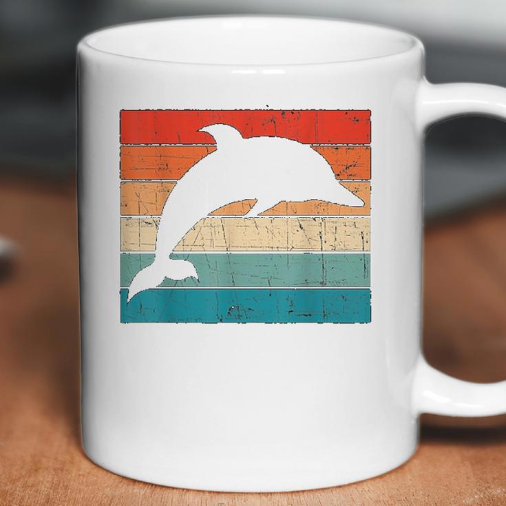 Dolphin Retro Vintage Coffee Mug