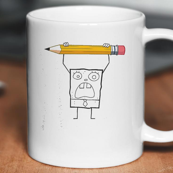 Doodlebob Pencil Rage Coffee Mug