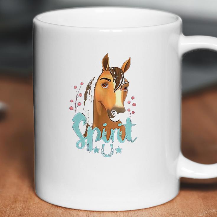 Dreamworks Riding Free Spirit Horseshoe Coffee Mug