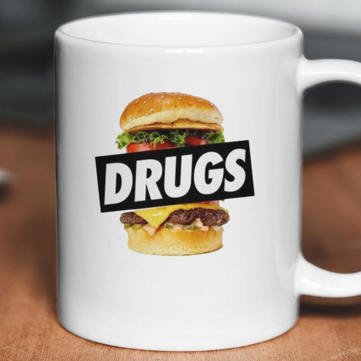 Drugs Burger Hoodie Coffee Mug