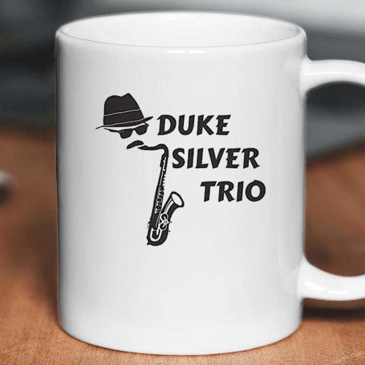 Duke Silver Trio Ron Saxophone Pawnee Jazz Music Coffee Mug