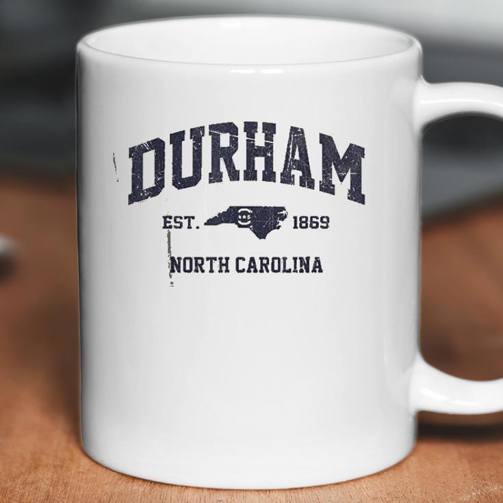 Durham North Carolina Nc Usa Vintage State Athletic Style Coffee Mug