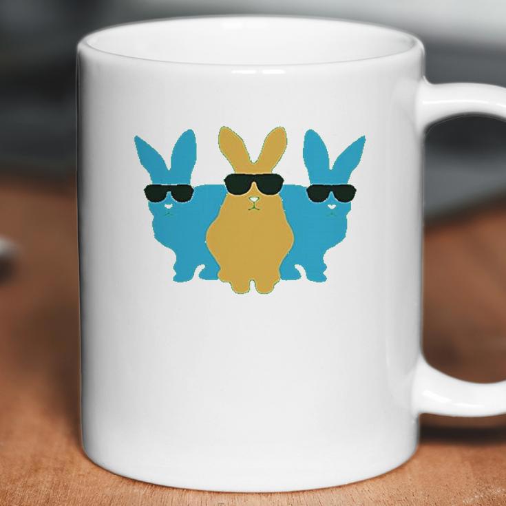 Easter Bunny Hip Trio Bunnies Funny Coffee Mug