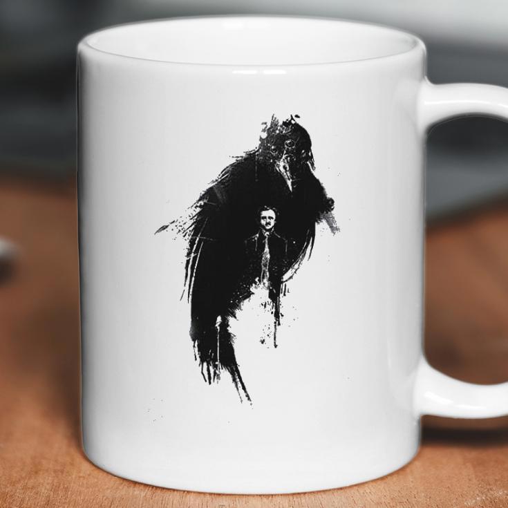 Edgar Allan Poe The Raven Nevermore American Writer Poet Coffee Mug