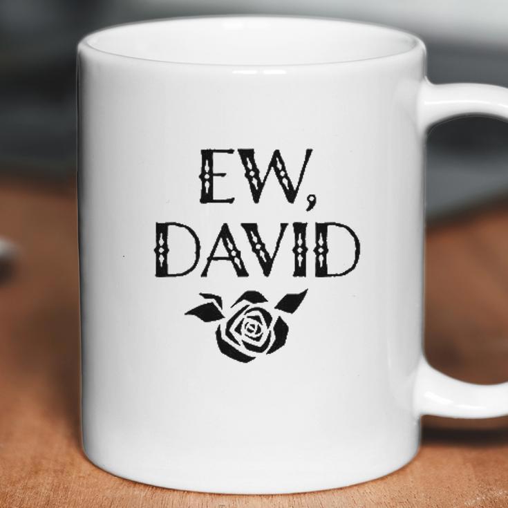 Ew David Alexis Moira Rose Merchandise Black Full Coffee Mug