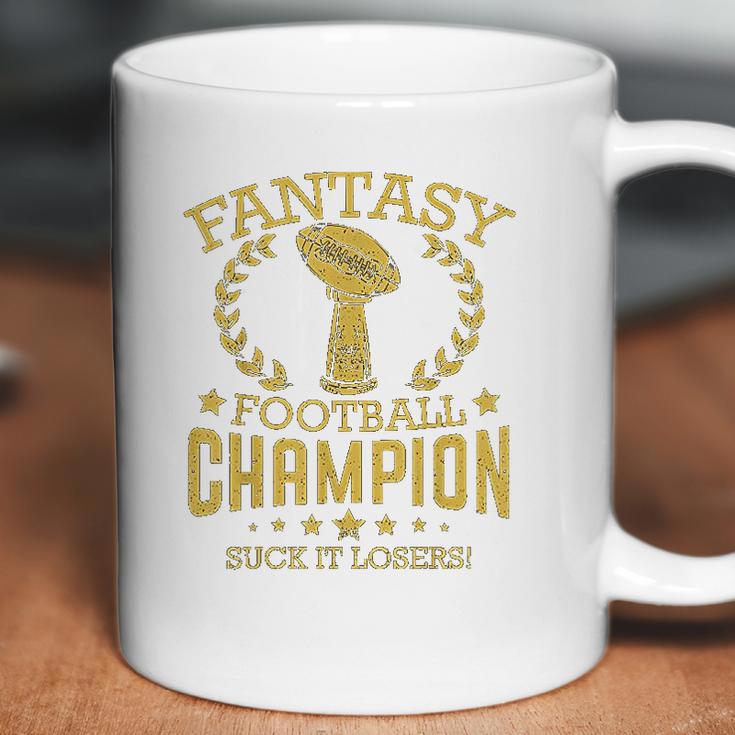 Fantasy Football Funny Champ Champion Draft Coffee Mug