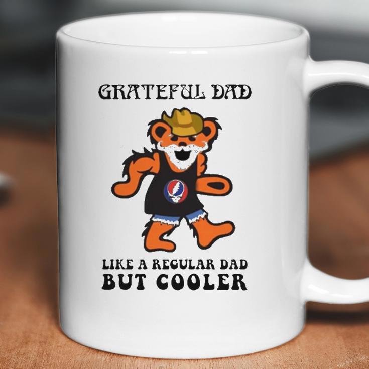 Father’S Day Music Grateful Dad Dead Like A Regular Dad But Cooler Logo Bearded Teddy Bear Coffee Mug