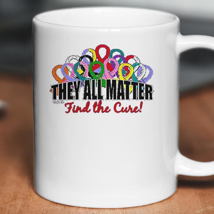 Fight Like A Girl They All Matter Find The Cure Coffee Mug