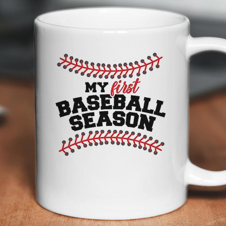 My First Baseball Season Baby One Piece Coffee Mug