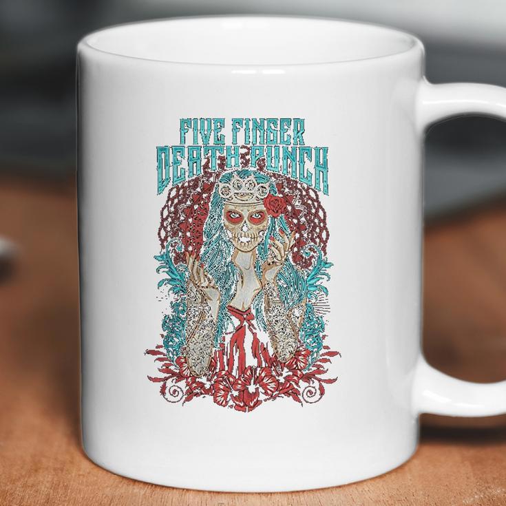 Five Finger Death Punch Lady Muerta Coffee Mug