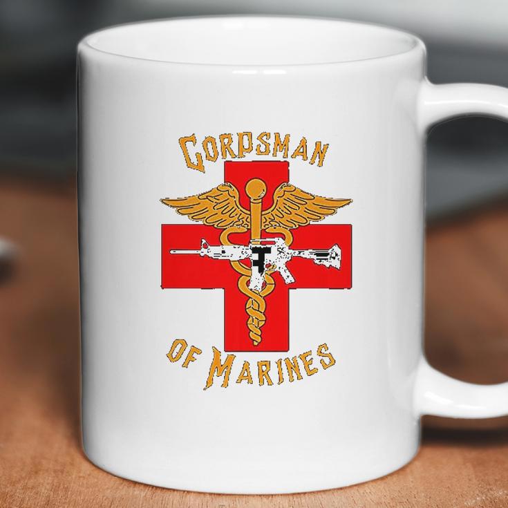 Fmf Corpsman 8404 Back Design Eagle Globe Anchor Coffee Mug