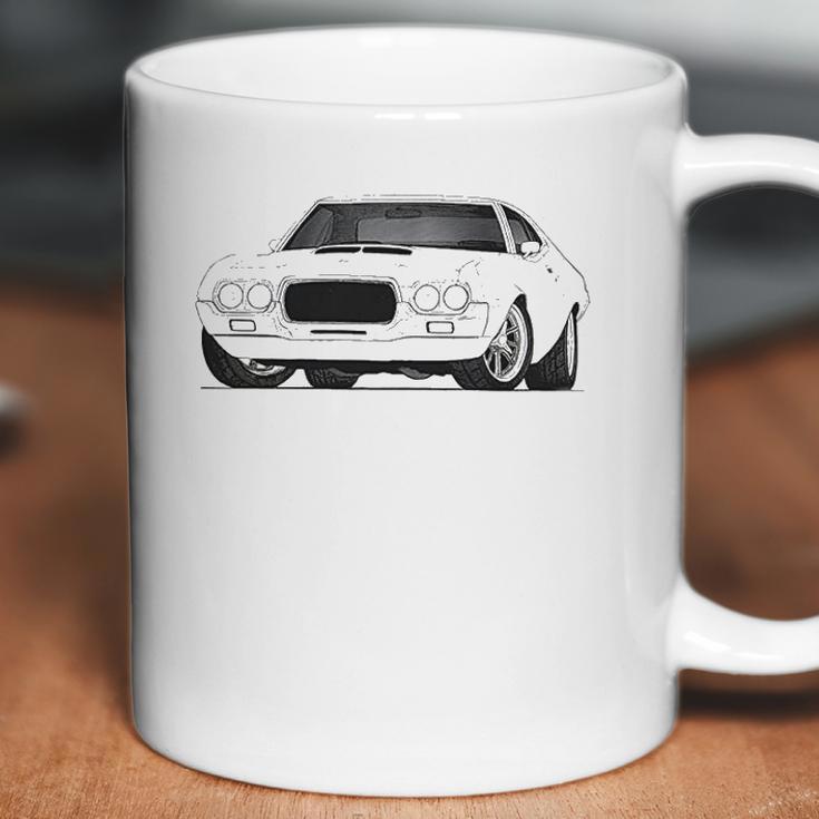 Ford Torino 1972 White Car Coffee Mug