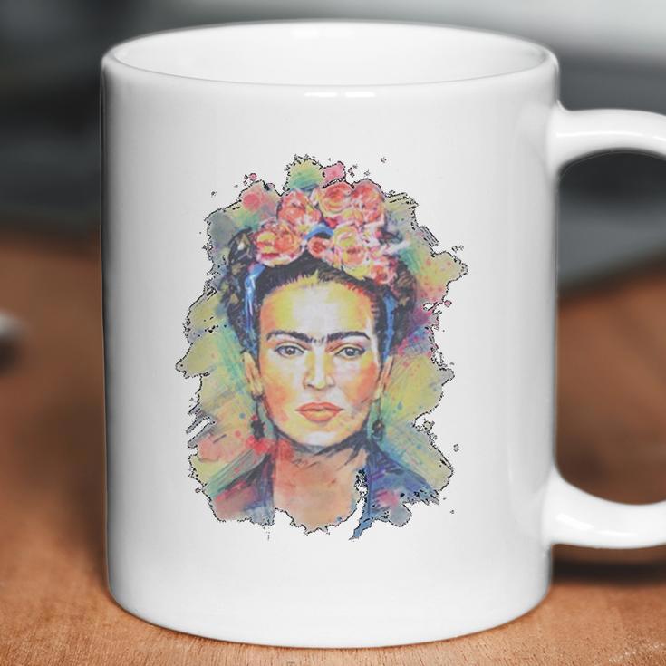 Frida Kahlo Floral Coffee Mug