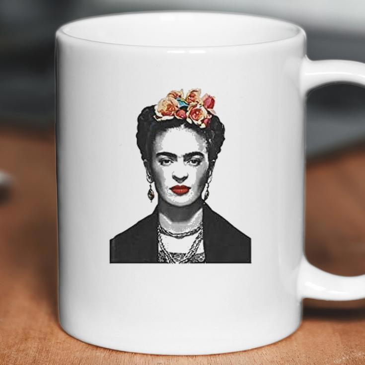 Frida Kahlo With Flowers Poster Artwork Coffee Mug