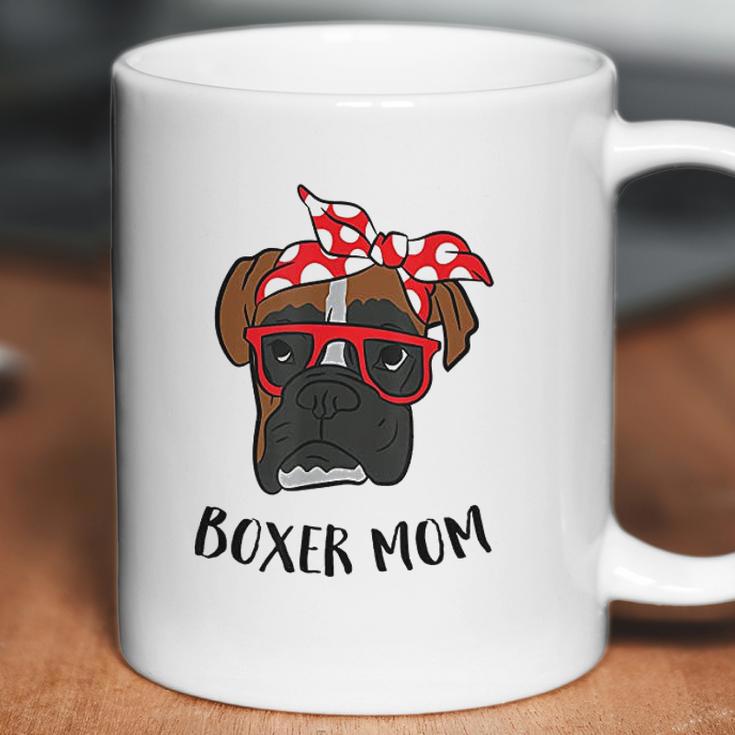 Funny Boxer Mom Cute Boxer Mama Coffee Mug