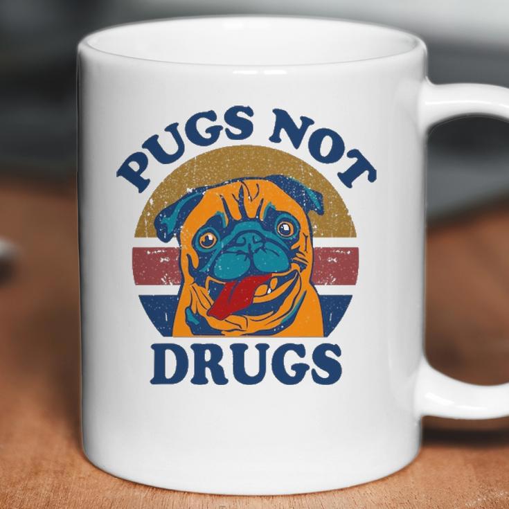 Funny Pugs Not Drugs For Pug Lovers Coffee Mug