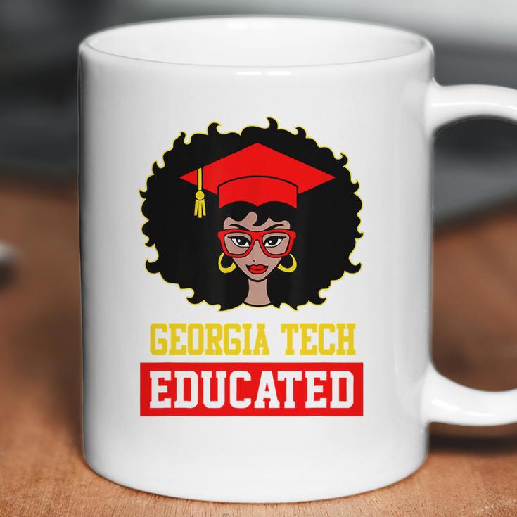 Georgia Tech Educated Black Girl Graduate University Black History Month Proud Black Gift Coffee Mug