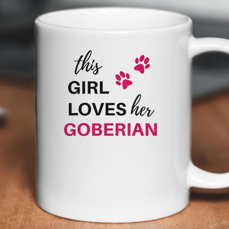 Goberian Gift This Girl Loves Her Goberian Coffee Mug