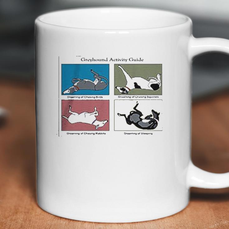 Greyhound Activity Guide Ash Grey Coffee Mug