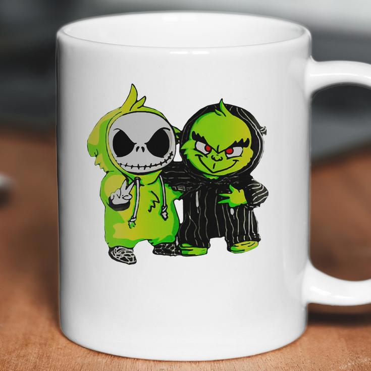 Grinch And Jack Skellington Coffee Mug