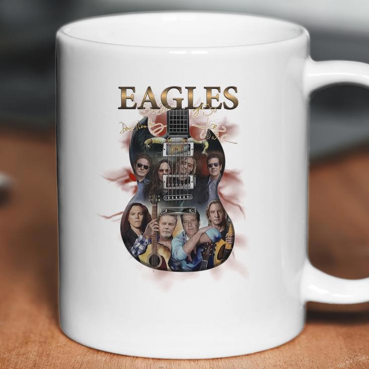 Guitar Eagles Rock Band Signatures Shirt Coffee Mug