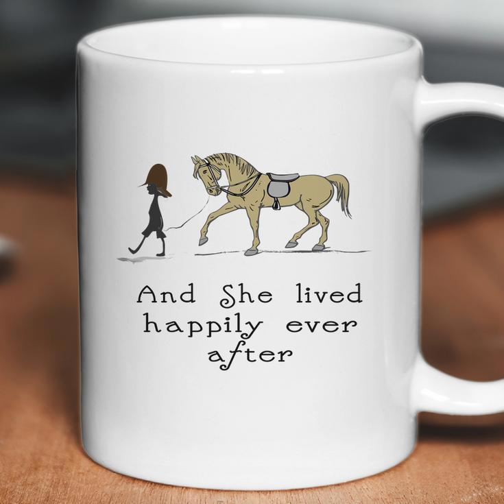 Happily Ever After Horse Equestrian Tee Coffee Mug